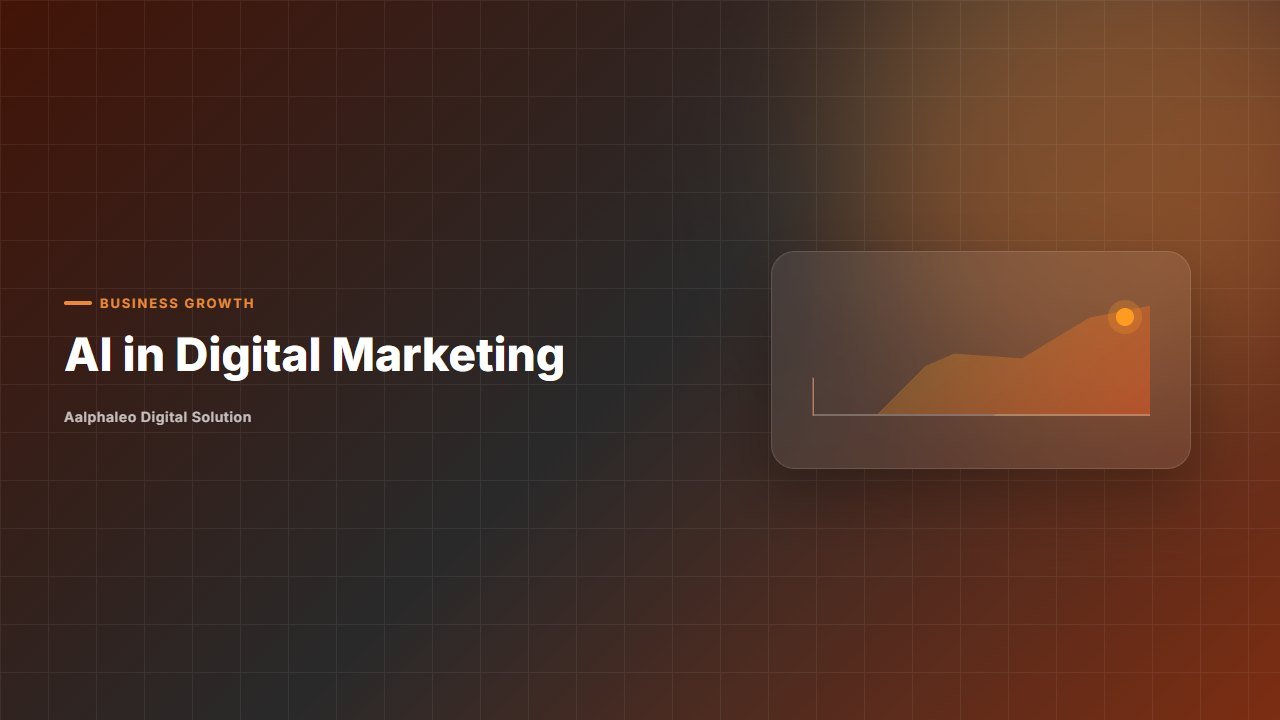 AI in Digital Marketing - Aalphaleo Digital Solution