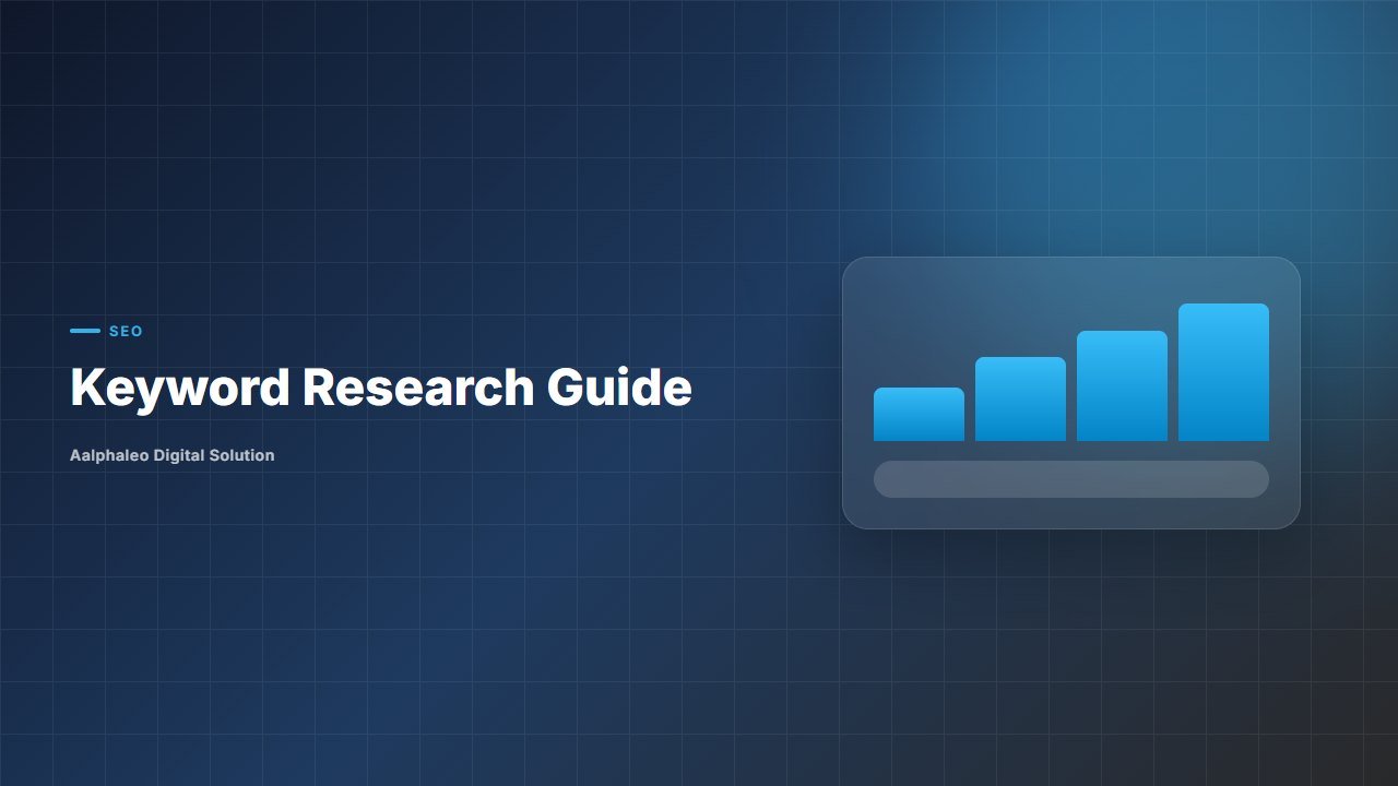 Keyword Research Guide - Aalphaleo Digital Solution