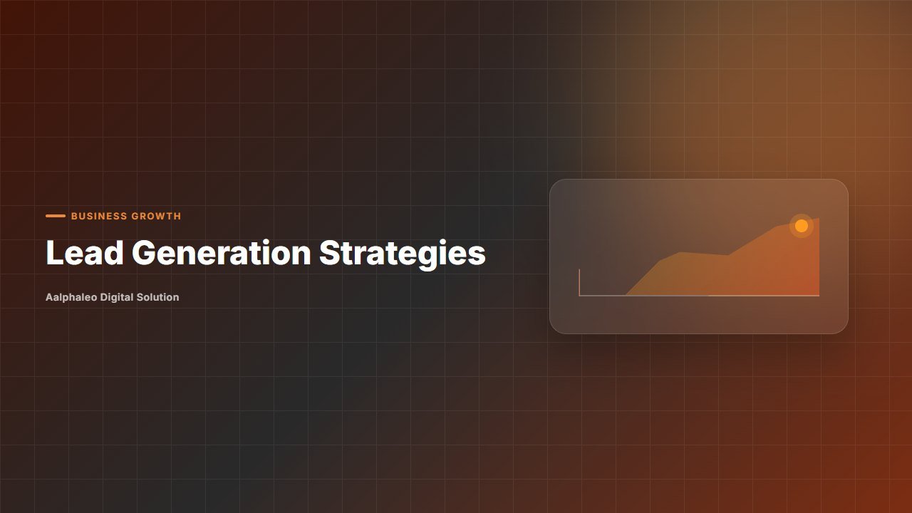 Lead Generation Strategies - Aalphaleo Digital Solution