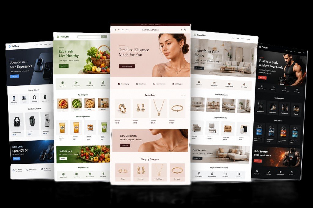 Premium Shopify storefront designs by Aalphaleo Digital Solution