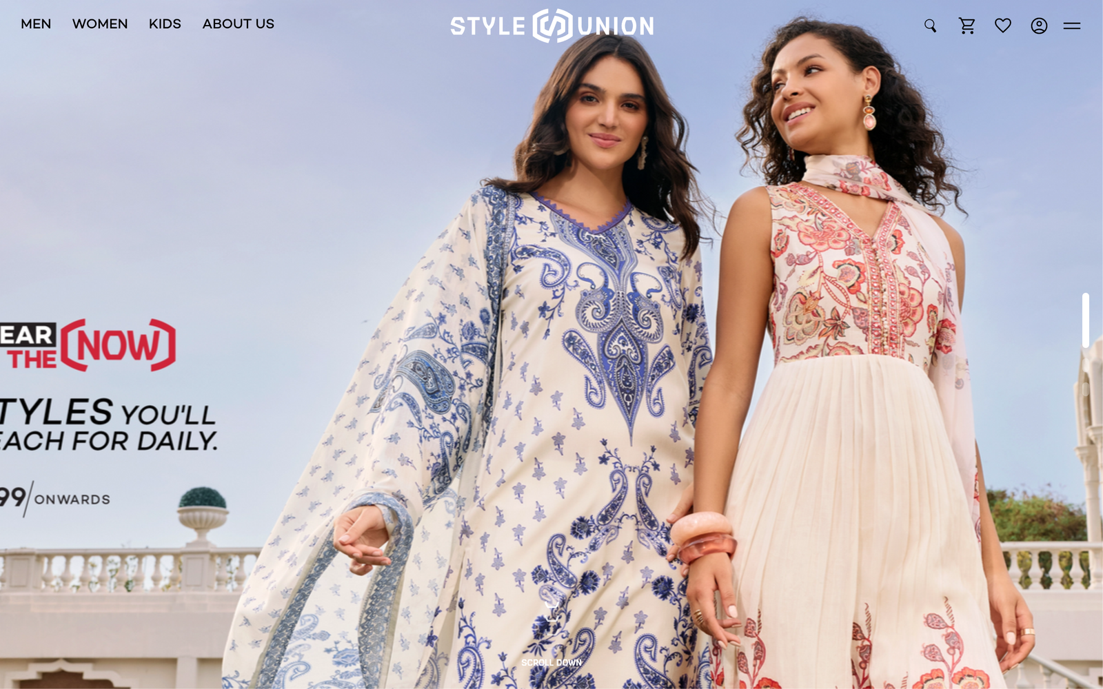 Style Union India homepage preview
