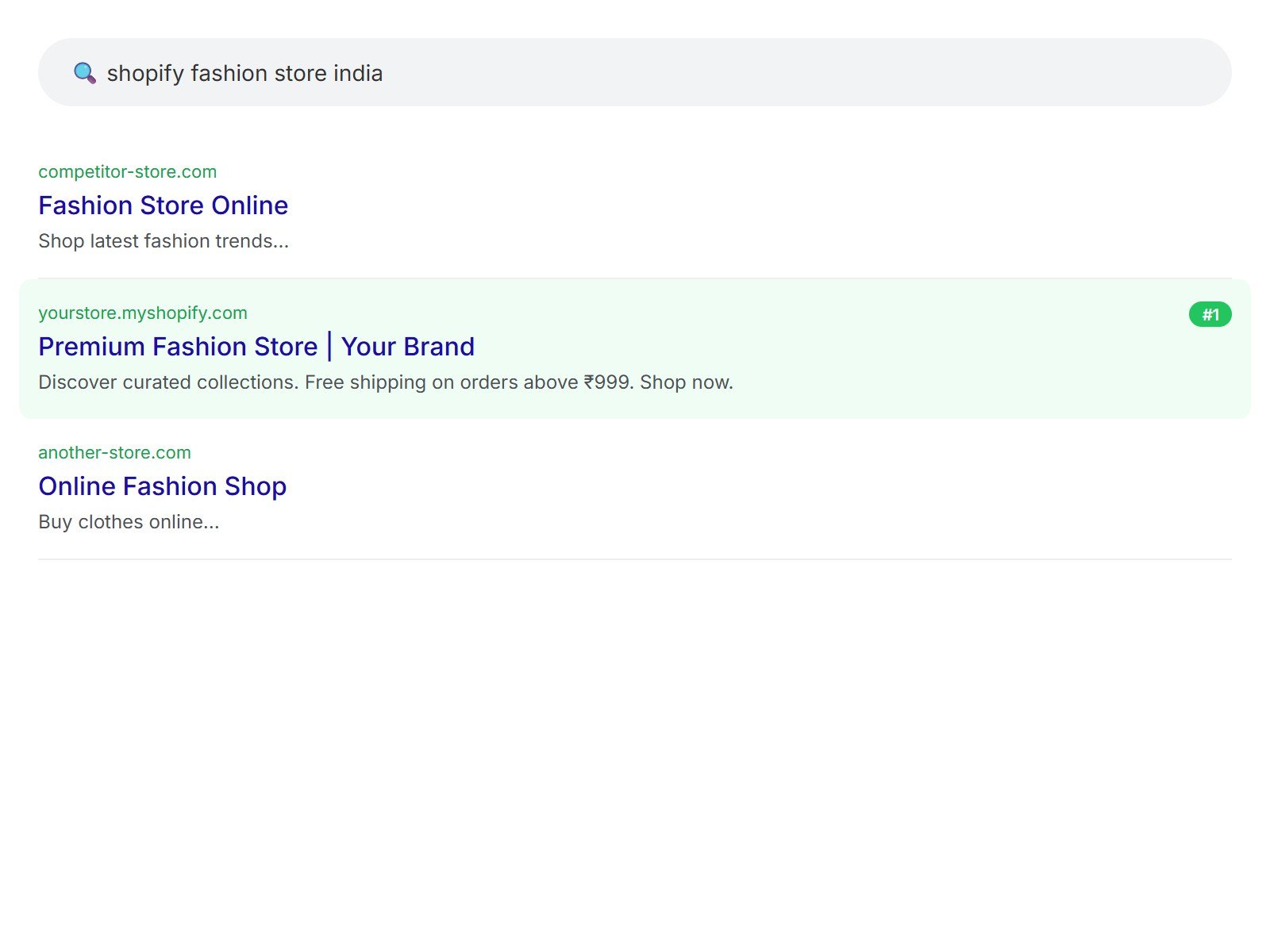 Shopify SEO illustration