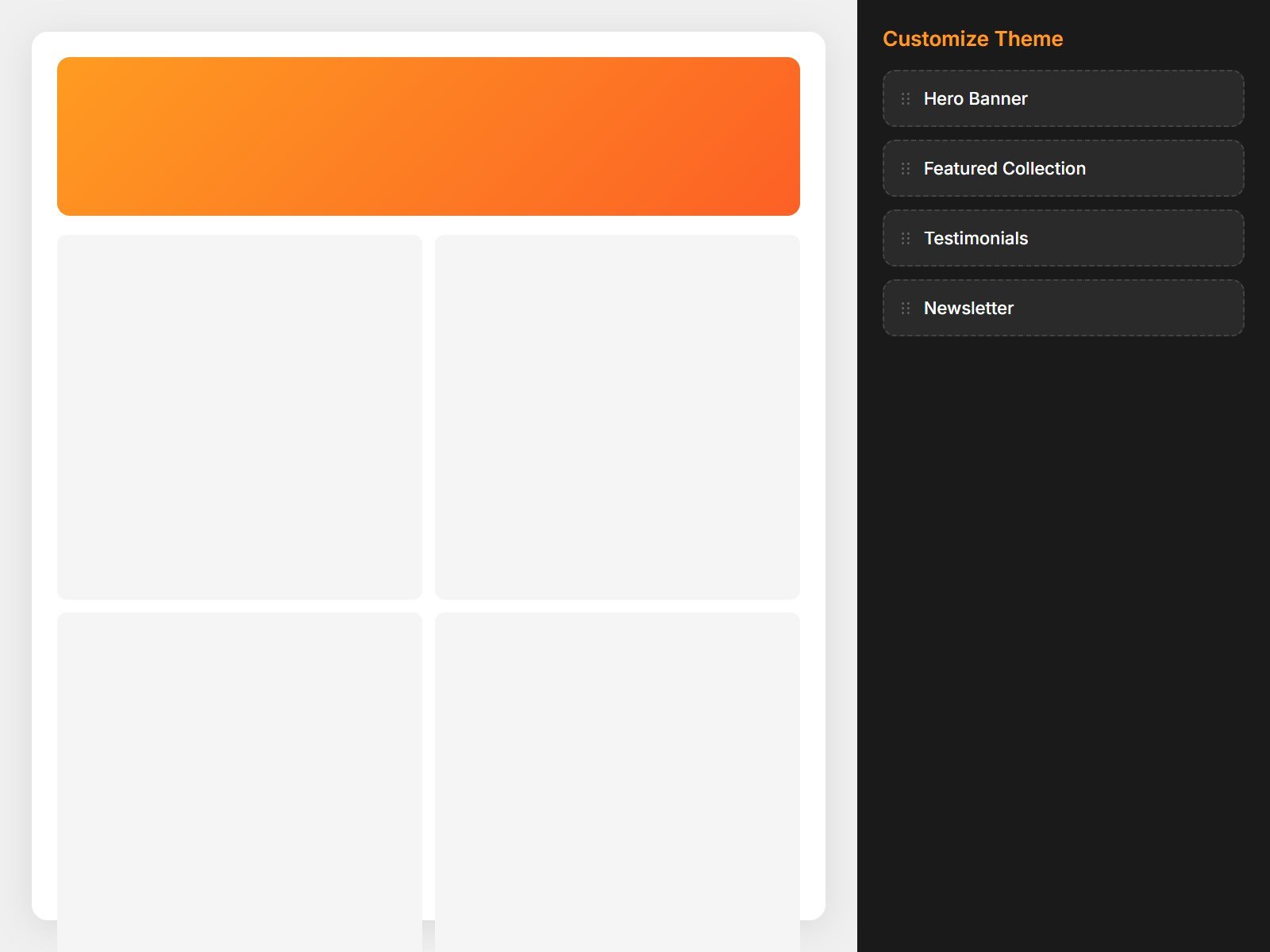 Shopify Theme Customization illustration